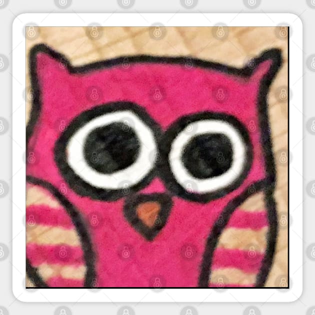 Owlet #7 Sticker by ErinBrieArt